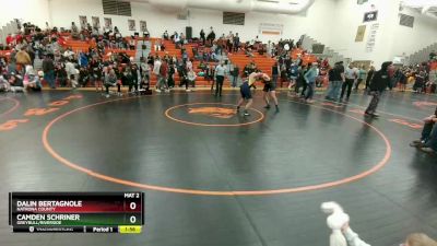 182B Round 2 - Camden Schriner, Greybull/Riverside vs Dalin Bertagnole, Natrona County