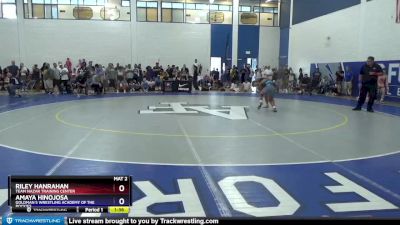 58 lbs Round 1 - Riley Hanrahan, Team Nazar Training Center vs Amaya Hinojosa, Goldman`s Wrestling Academy Of The Rockies