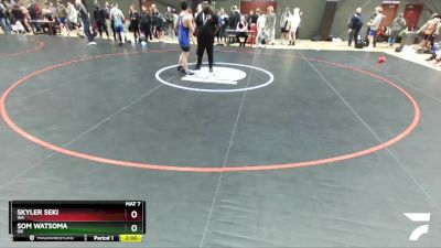 145 lbs Champ. Round 1 - Skyler Seki, WA vs Som Watsoma, OR