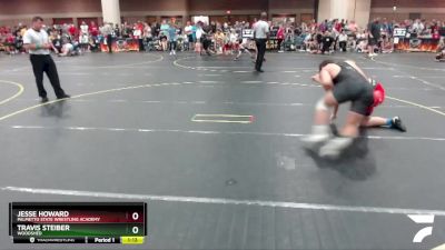 200 lbs Semifinal - Travis Steiber, Woodshed vs Jesse Howard, Palmetto State Wrestling Academy