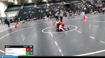 165 lbs Finals (2 Team) - Hunter Mullin, Western Colorado vs Garrett Messimor, Central Oklahoma