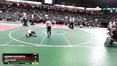 95 lbs Cons. Round 4 - Cameron Koflowitch, PWCA vs Kane Kuntz, TORA