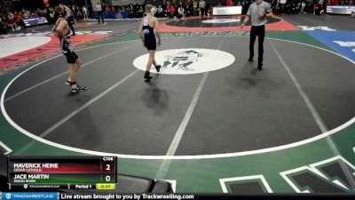 5th Place Match - Maverick Heine, Cedar Catholic vs Jace Martin, Wood River