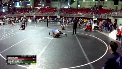 90 lbs Cons. Round 1 - Connor Lindeman, Junior Titans Wrestling Club vs Erik Swartz, Hawks Wrestling Club (Lincoln)