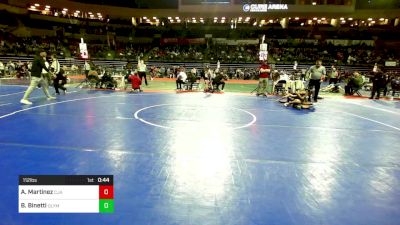 112 lbs Consi Of 16 #2 - Alexander Martinez, Cja vs Bradon Binetti, Olympic