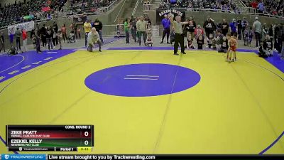 45 lbs Cons. Round 2 - Ezekiel Kelly, Newberg Mat Club vs Zeke Pratt, Yamhill Carlton Mat Club