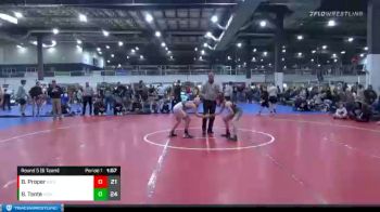 85 lbs Round 5 (6 Team) - Benjamin Proper, INTEGRITY WC vs Ben Tante, ICON WRESTLING CLUB