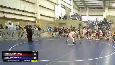 135 lbs Round 2 (10 Team) - Timberly Martinez, Colorado vs April Archibeque, New Mexico