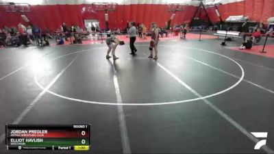 187 lbs Round 1 - Elliot Havlish, Wisconsin vs Jordan Pregler, Antigo Wrestling Club