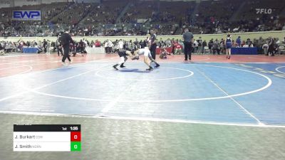 84 lbs Quarterfinal - Jericho Burkart, Coweta vs Jackson Smith, Norman North