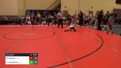 80 lbs Rr Rnd 2 - Maddox Mehalic, All American K-8 vs Holdyn Humphries, Phoenix K-8