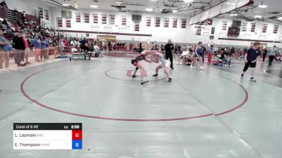 138 lbs Consi Of 8 #2 - Lucas Lapinski, Broncs Wrestling Club vs Evan Thompson, Eclipse