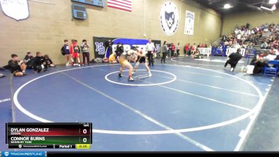 145 lbs Cons. Round 1 - Connor Burns, Newbury Park vs Dylan Gonzalez, Edison