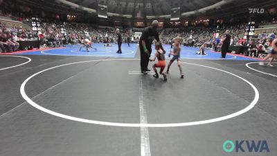 52 lbs Round Of 16 - Ryzen Johns, Collinsville Cardinal Youth Wrestling vs Ralph Perez, Cowboy Wrestling Club