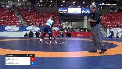 82 kg Quarters - Jon Jay Chavez, NYAC/FLWC vs Kendrick Sanders, NYAC