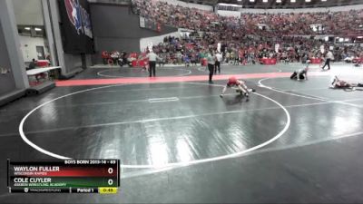 69 lbs Quarterfinal - Waylon Fuller, Wisconsin Rapids vs Cole Cuyler, Askren Wrestling Academy