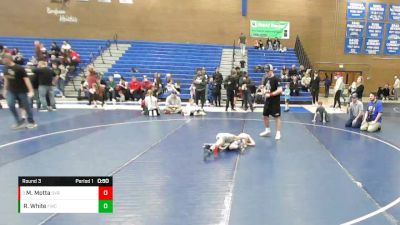 48-51 lbs Round 3 - Maxwell Motta, SYRACUSE vs Ridge White, Fremont Wrestling Club