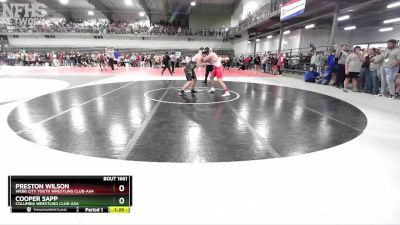 205 lbs Semifinal - Cooper Sapp, Columbia Wrestling Club-AAA vs Preston Wilson, Webb City Youth Wrestling Club-AAA