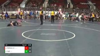 117 lbs Round 3 (4 Team) - John Wallace Jr., Michigan Bulldogs vs Jamey Hall, Impact Wrestling Black