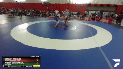 187 lbs Round 4 - Aaron Dunigan Jr., Wisconsin vs Jordan Pregler, Antigo Wrestling Club