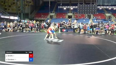 94 lbs Quarters - Jarrett Smith, Michigan vs Jose Cordero, Tennessee