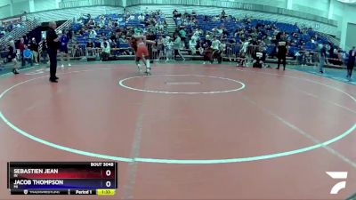 119 lbs Champ. Round 2 - Sebastien Jean, IN vs Jacob Thompson, MI