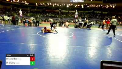 80 lbs Consi Of 16 #2 - Dean Lowenfels, Pascack HIlls vs Mason Worthy, Washington Twp