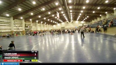 82 lbs 2nd Place Match - Mason Wright, Southern Idaho Training Center vs Louden Eure, Charger Wrestling Club