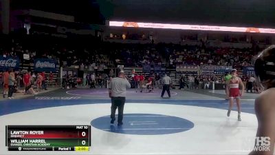 D 3 113 lbs Quarterfinal - William Harrel, Evangel Christian Academy vs Lawton Royer, DeQuincy