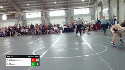 105 lbs Round 6 (8 Team) - Ty Satiacum Jr., Aggression Legionaries vs Royce Malone, Terps Xtreme