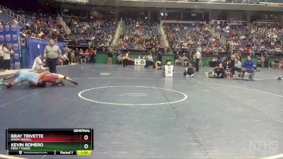 3A 138 lbs Semifinal - Bray Trivette, North Iredell vs Kevin Romero, Fred T Foard