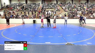 130 lbs Rr Rnd 1 - Anthony Swanson, Troup Wrestling vs Kassidy Fulmer, Garage Grapplers Wrestling