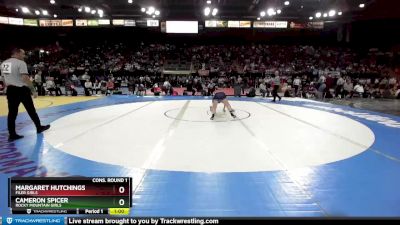 G 114 lbs Cons. Round 2 - Chloe Scott, Payette Girls vs Madison Barzee, West Jefferson Girls