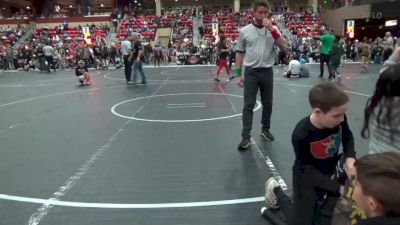 72 lbs Champ. Round 1 - Brennan Bustos, Maize Wrestling Club vs Jacob Blankenship, MWC Wrestling Academy