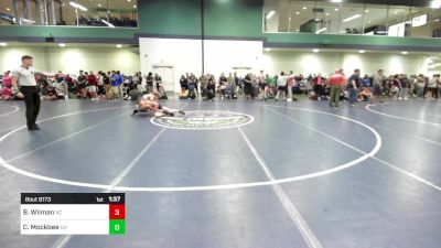 150 lbs Consi Of 64 #2 - Bailey Wilman, NC vs Cameron Joseph Mockbee, OH