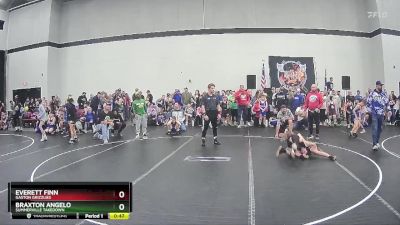 85 lbs Quarterfinal - Everett Finn, Gaston Grizzlies vs Braxton Angelo, Summerville Takedown