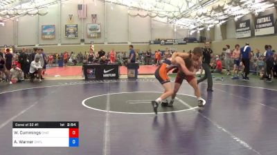 61 kg Consi Of 32 #1 - Wade Cummings, Chattanooga vs Austin Warner, Campbell