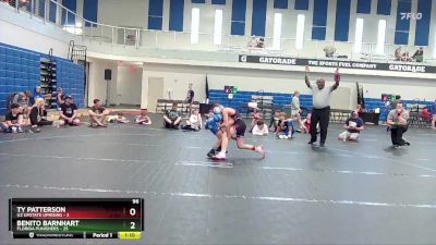 96 lbs Finals (8 Team) - Benito Barnhart, Florida Punishers vs Ty Patterson, U2 Upstate Uprising