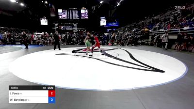 138 lbs Rnd Of 32 - Isaiah Powe, Alabama vs William Baysingar, Illinois