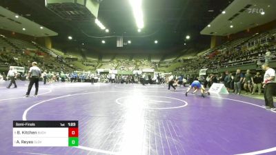 167 lbs Semifinal - Brock Kitchen, Buchanan vs Adrien Reyes, Clovis