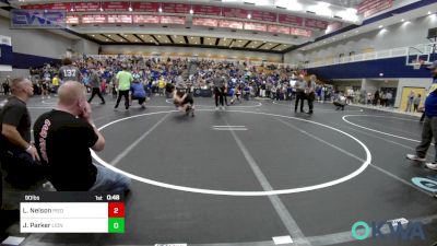 90 lbs Quarterfinal - Liam Nelson, Piedmont vs Jeffrey Parker, Lions Wrestling Academy