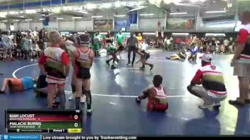 90 lbs Round 5 (10 Team) - Malachi Burris, Team Hammerhouse vs Kiah Locust, Backyard Brawlers