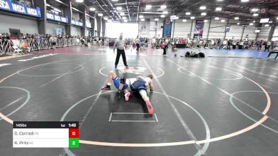 145 lbs Round Of 128 - Geno Corradi, PA vs Kenneth Pritz, NC