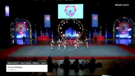 Dracut Middies - Youth Cheer [2021 Show Cheer 2 - Junior Varsity - Medium Day 3] 2021 Pop Warner National Cheer & Dance Championship