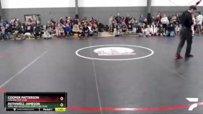 74 lbs Round 1 - Cooper Patterson, Cascade Mat Club vs Rothwell Jameson, Sons And Daughters Wrestling Club