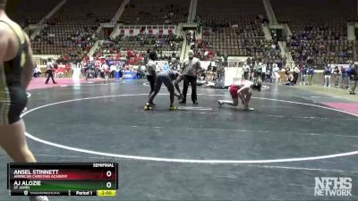 195 lbs Semifinal - Ansel Stinnett, American Christian Academy vs AJ Alozie, St James