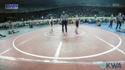 70 lbs Quarterfinal - Colter Hale, BullTrained vs Brady McDonald, R.a.w.