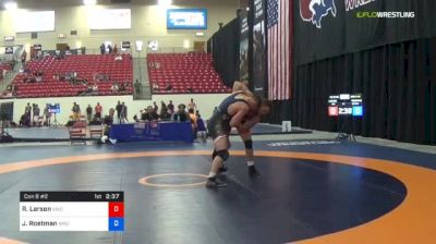 97 kg Con 8 #2 - Ross Larson, Viking Wrestling Club vs Joshua Roetman, Navy-Marine Corps RTC