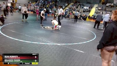 107 lbs Quarterfinal - Branson Mason, South Georgia Athletic Club vs Sean Roberts, Cavalier Wrestling Club