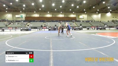 200 lbs Consi Of 4 - Jackson Doman, Mustang Mat Club vs Jacob Robledo, Wasco Wrestling